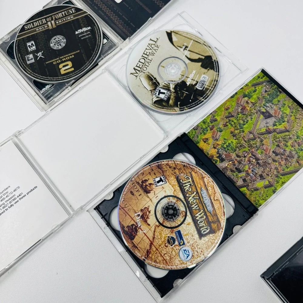 PC Game Lot Half-Life GOTY Age of‎ Empires III Soldier of Fortune II Tomb Raider